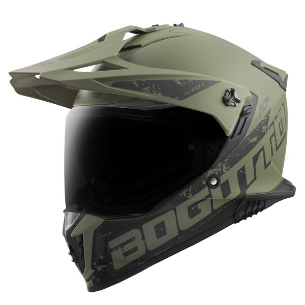 bogotto fg-601 casco da enduro in fibra di vetro verde 3xl