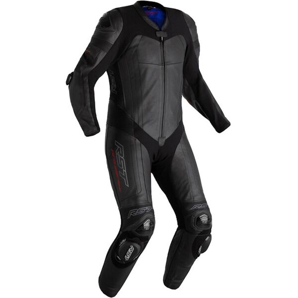 rst pro series evo airbag one piece tuta in pelle da moto nero 3xl