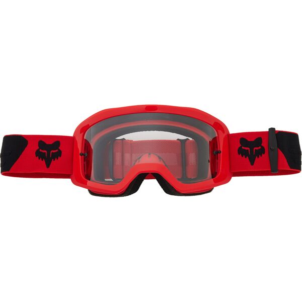 fox main core occhiali da motocross nero rosso unica taglia
