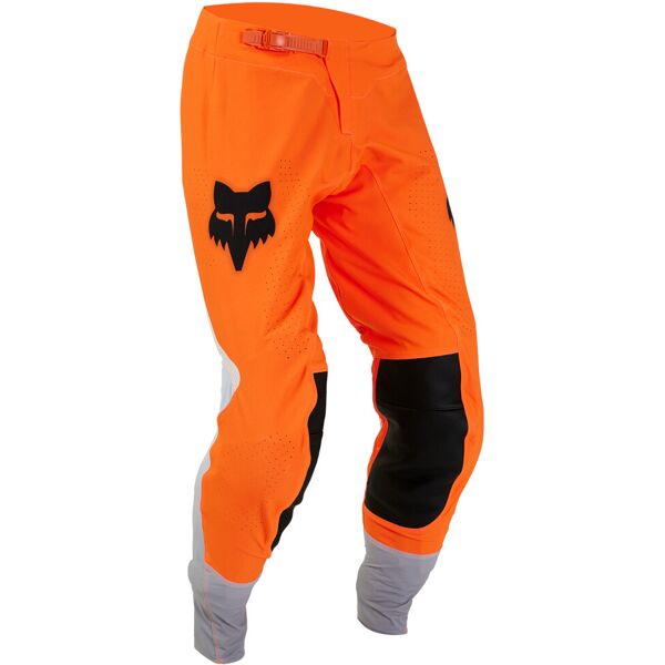 fox flexair magnetic pantaloni motocross grigio arancione 36