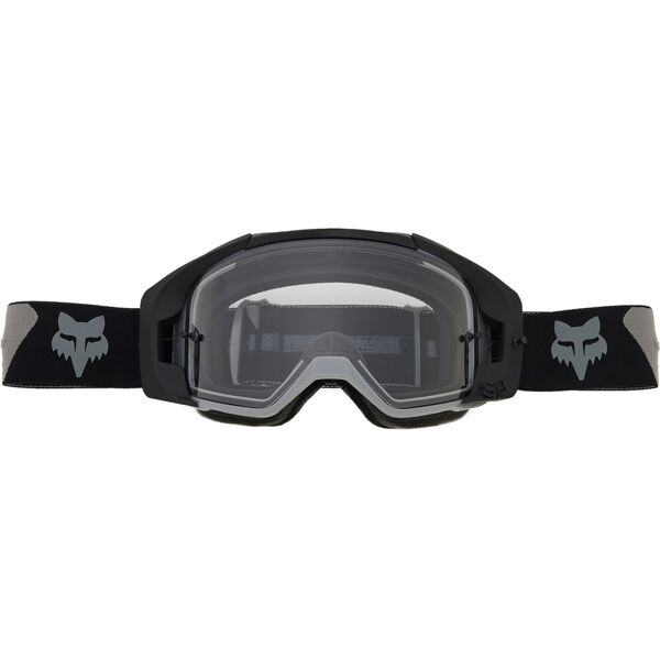 fox vue core occhiali da motocross nero grigio unica taglia