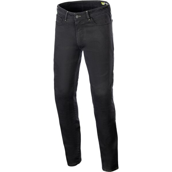 alpinestars copper v3 denim pantaloni tessili moto nero 32