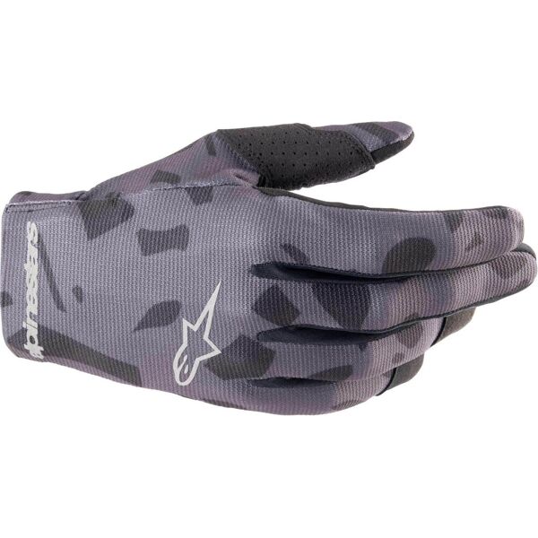 alpinestars radar guanti da motocross grigio argento m