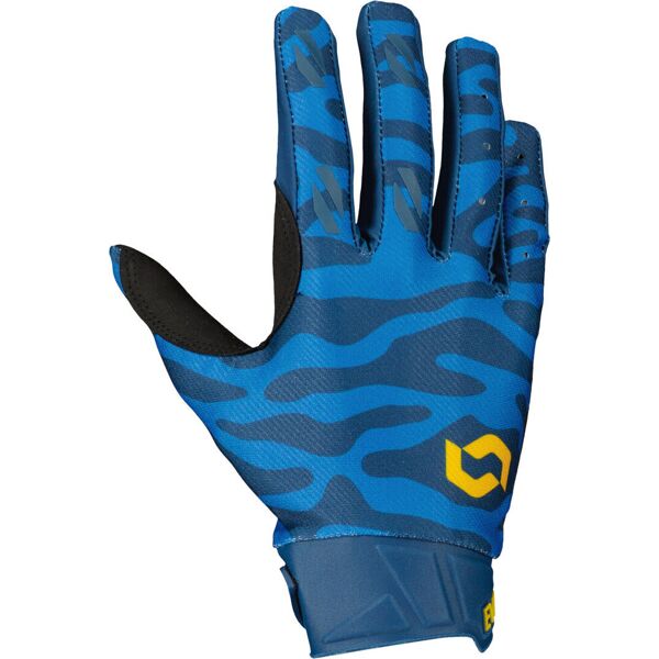 scott evo prospect guanti da motocross per bambini bianco blu m