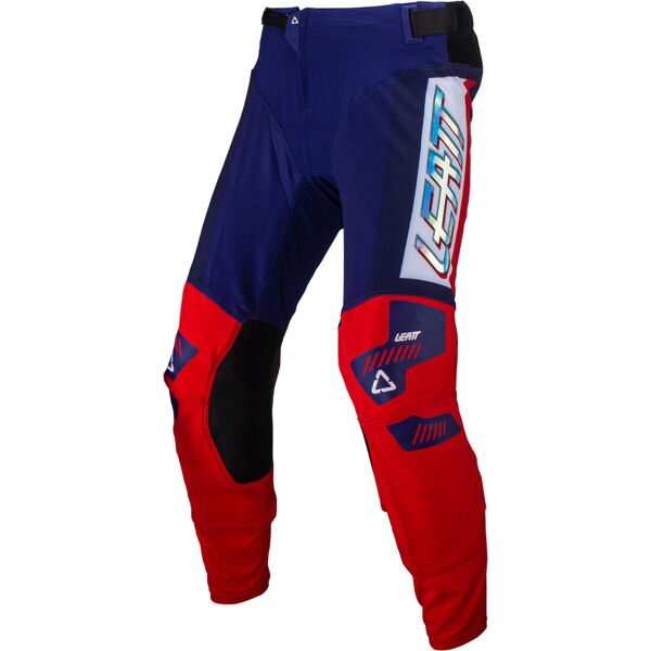 leatt 5.5 i.k.s 2024 pantaloni motocross rosso blu 2xl