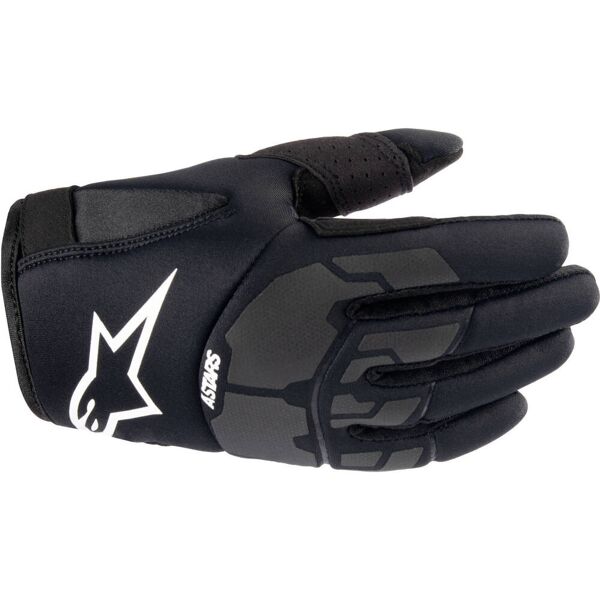 alpinestars thermo shielder guanti da motocross invernali giovanili nero m