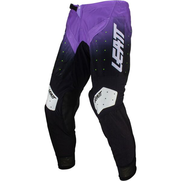 leatt 4.5 lite gradient 2024 pantaloni motocross nero porpora m