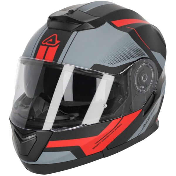 acerbis serel 2024 casco nero grigio rosso m