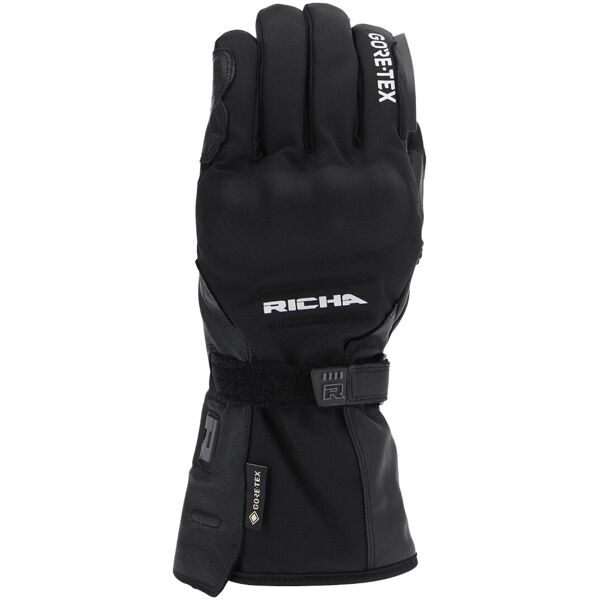 richa ice polar gore-tex guanti da moto impermeabili nero 3xl