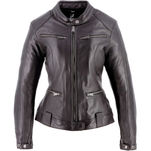 helstons vipere giacca in pelle da moto da donna marrone m