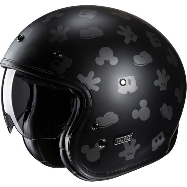 hjc v31 disney mickey retro casco jet nero grigio m