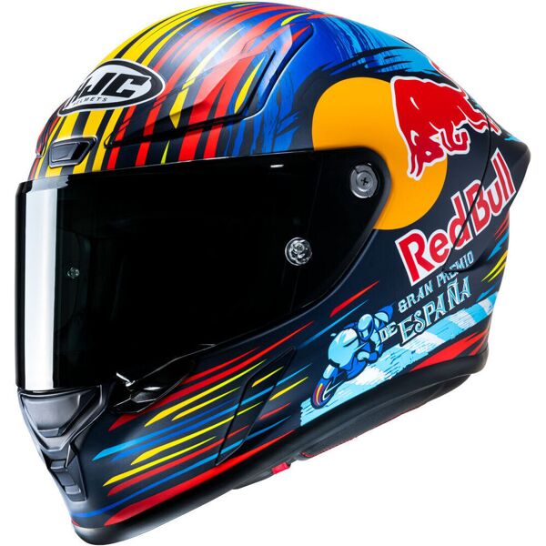 hjc rpha 1 red bull jerez gp casco rosso blu giallo s