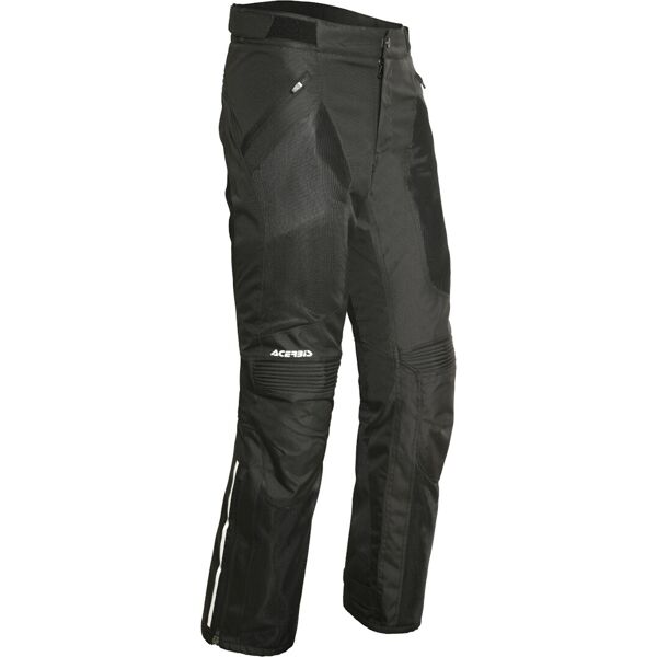 acerbis ramsey light pantaloni tessili da moto nero 3xl