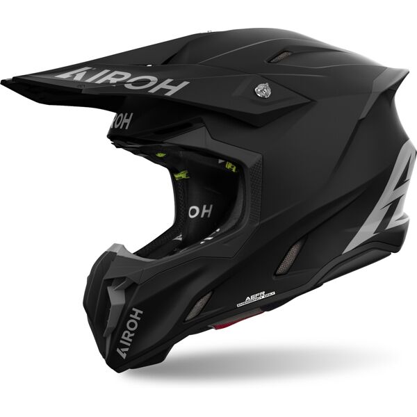 airoh twist 3 solid casco da motocross nero m