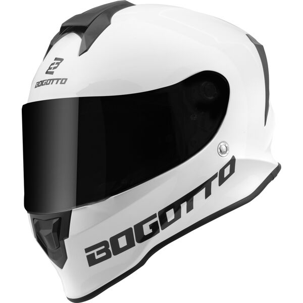 bogotto h151 solid casco bianco m