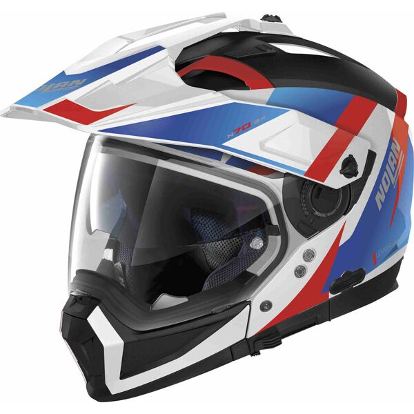 nolan n70-2 x 06 skyfall n-com casco bianco rosso blu xl