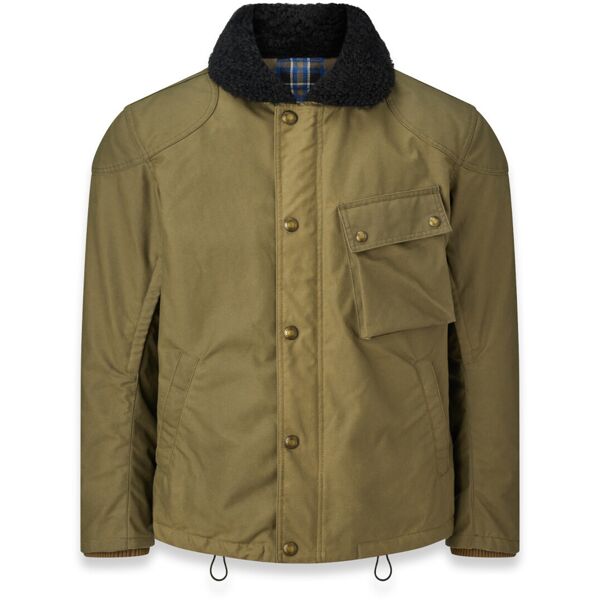 belstaff convoy giacca tessile moto verde l