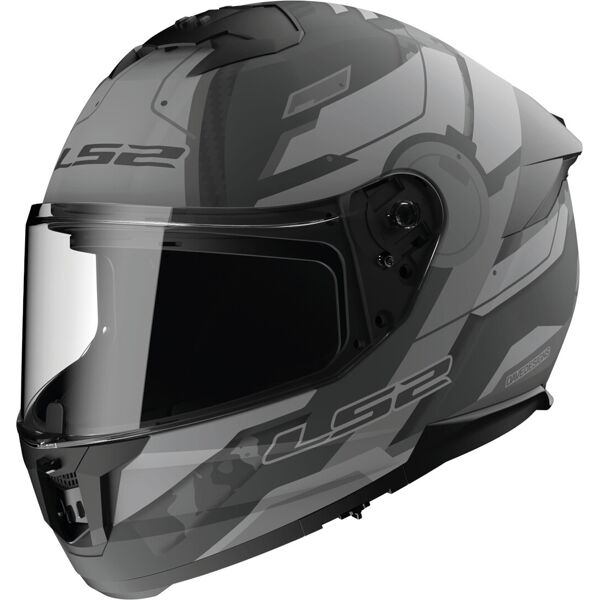 ls2 ff808 stream ii shadow casco grigio xl