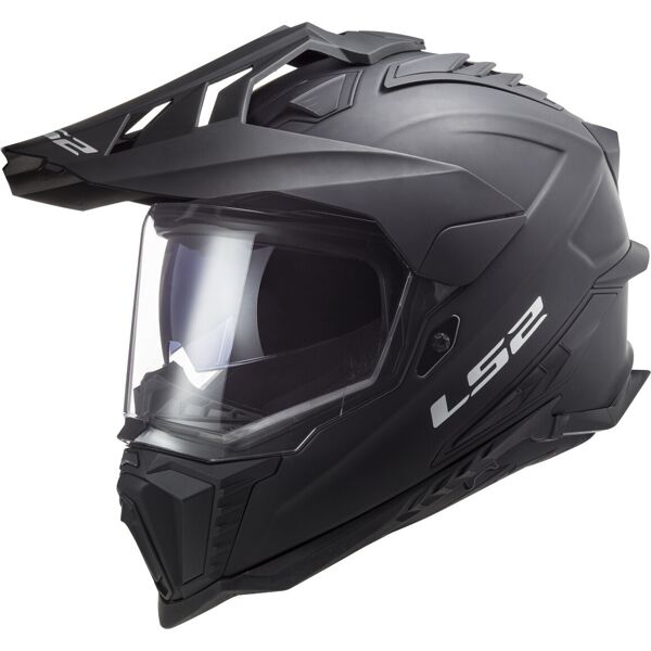 ls2 mx701 explorer solid casco da motocross nero xs