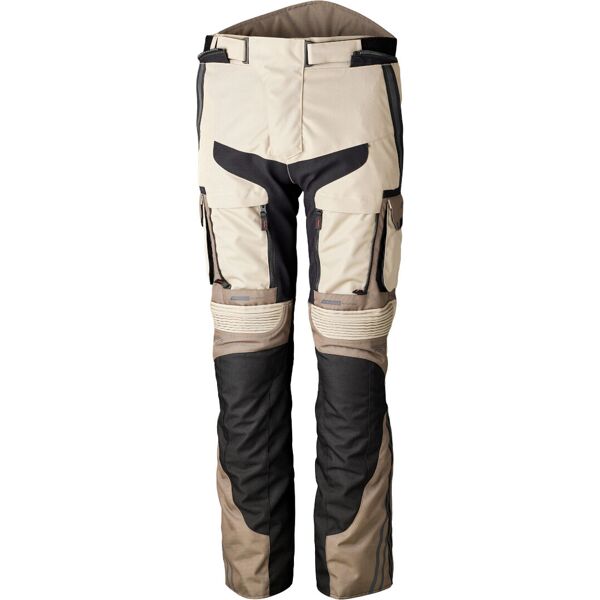 rst pro series adventure-x pantaloni tessili da moto impermeabili beige 5xl