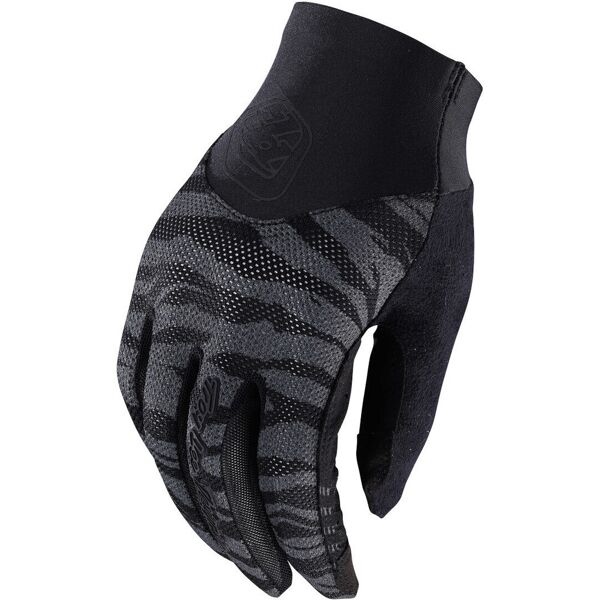 lee ace 2.0 tiger guanti da motocross da donna nero grigio 2xl