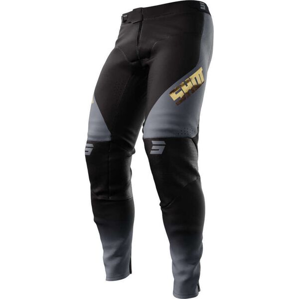 shot aerolite honor pantaloni da motocross nero oro 30