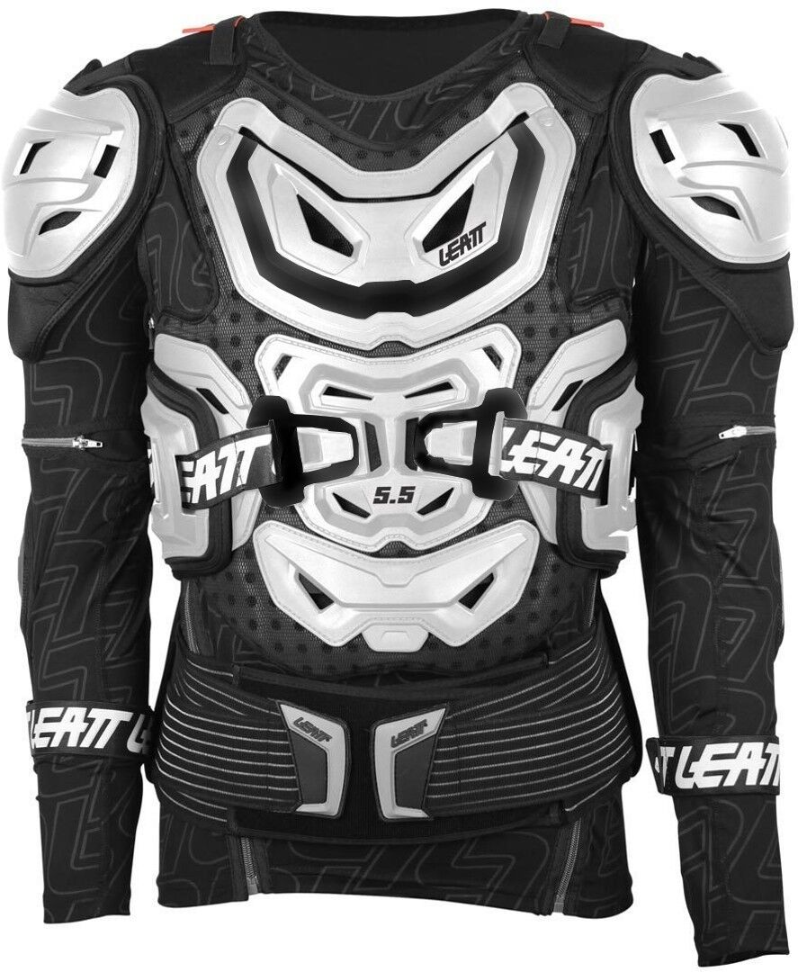 leatt body protector 5.5 giacca protector bianco l xl