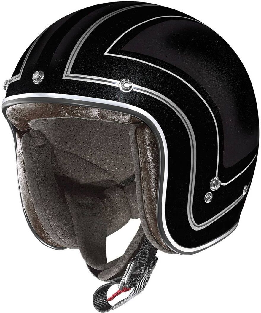 x-lite x-201 caliente demi casco jet nero s