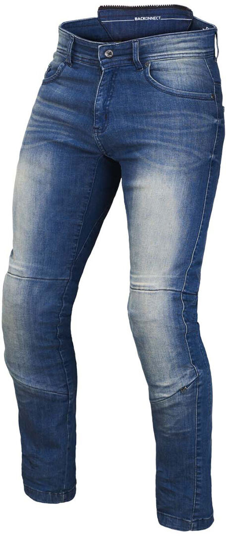 macna stone pantaloni jeans moto blu 40