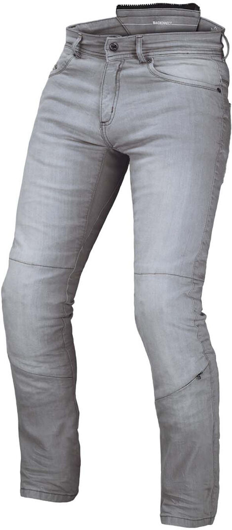 macna stone pantaloni jeans moto grigio 36