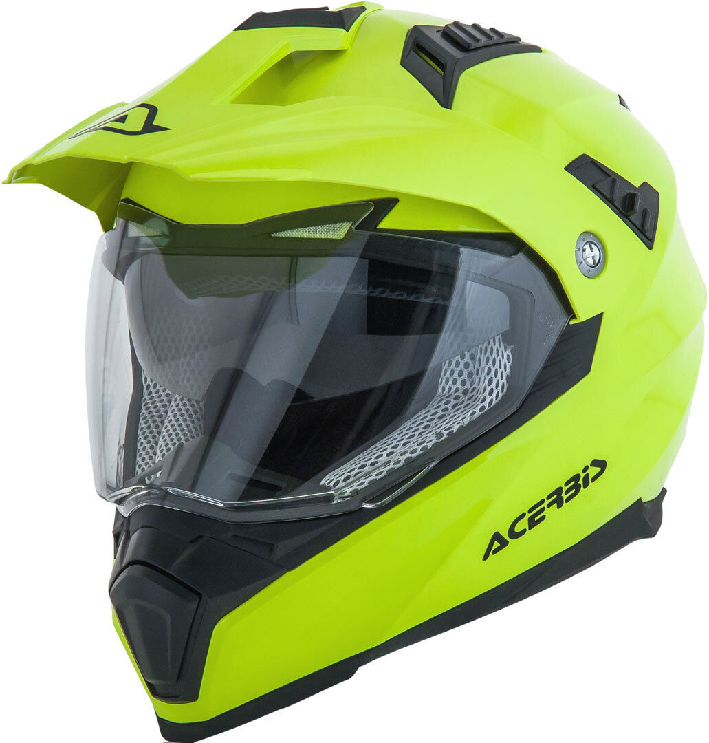 acerbis flip fs-606 casco enduro giallo m