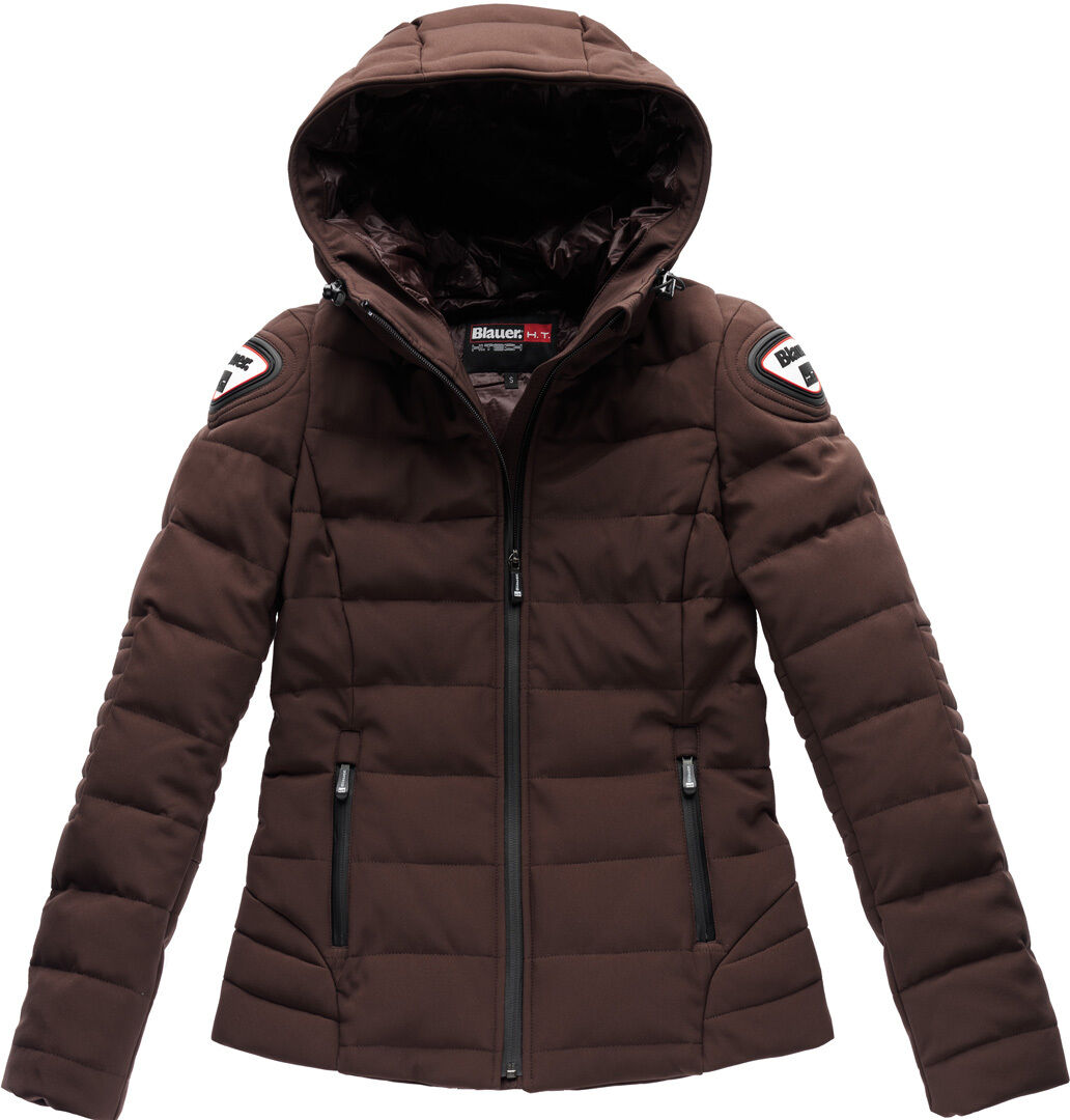 blauer easy winter 1.0 giacca donna moto tessile marrone xs