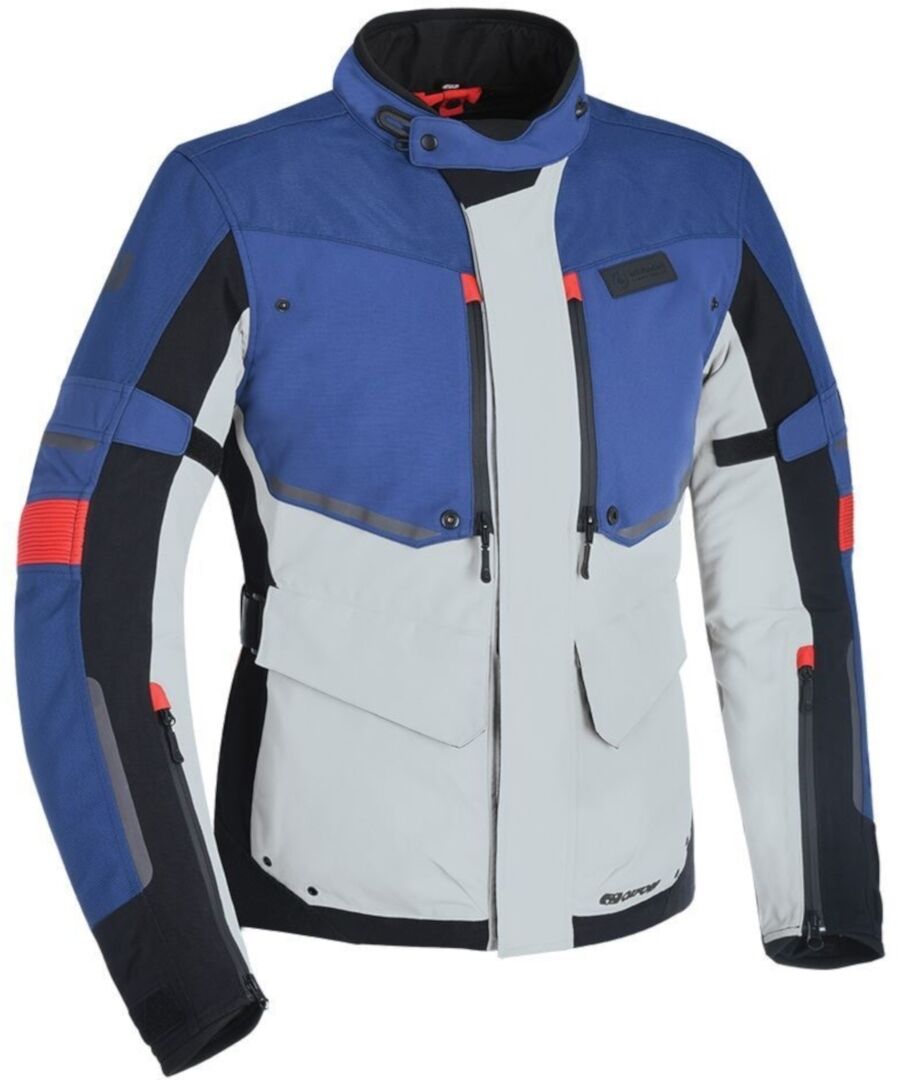 oxford mondial giacca tessile motociclistica rosso blu 5xl