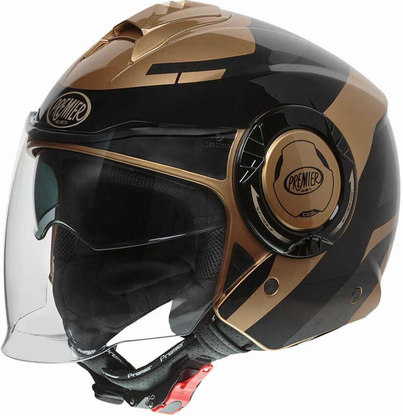 premier cool opt 19 jet helmet elmetto jet nero s