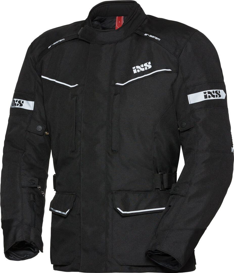 ixs tour evans-st giacca moto in tessuto nero s