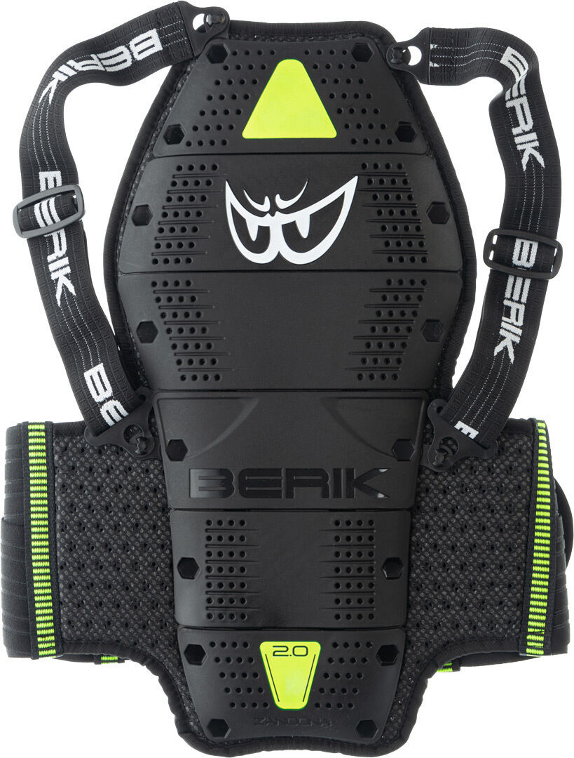 berik protect-x paraschiena nero giallo s