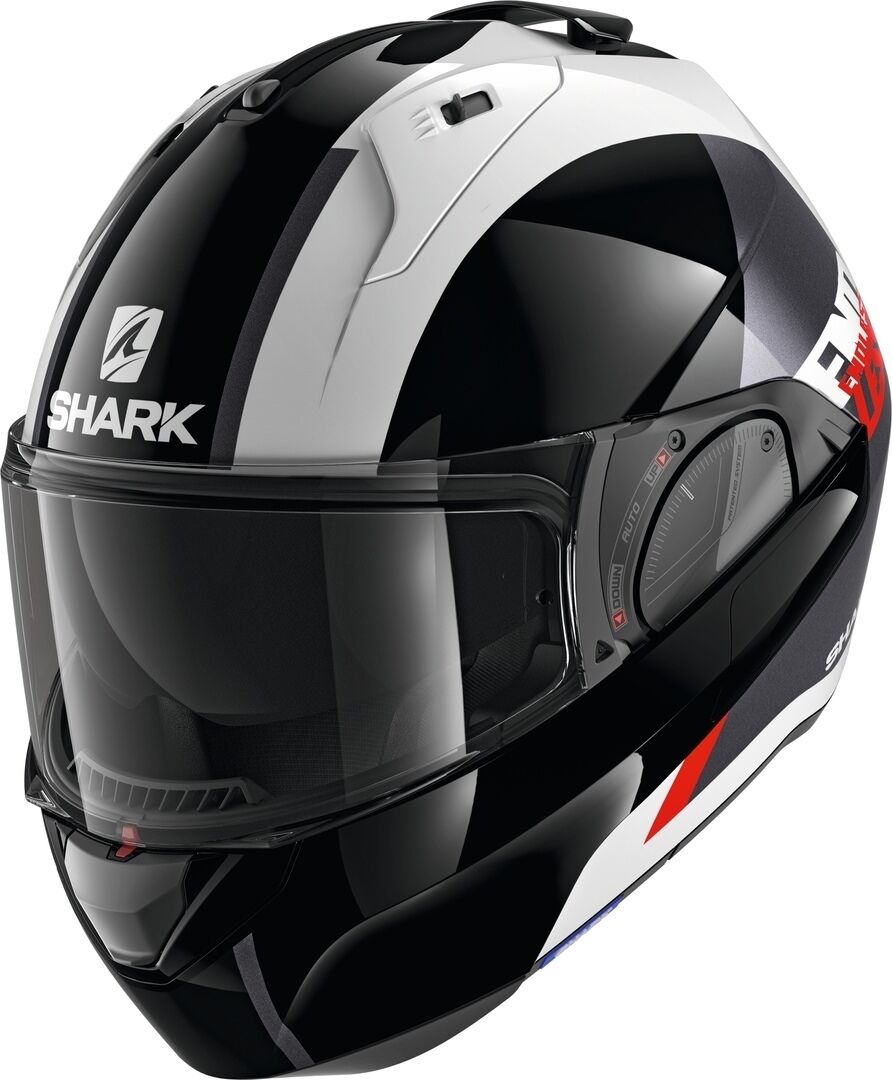 shark evo-es endless casco nero bianco xs