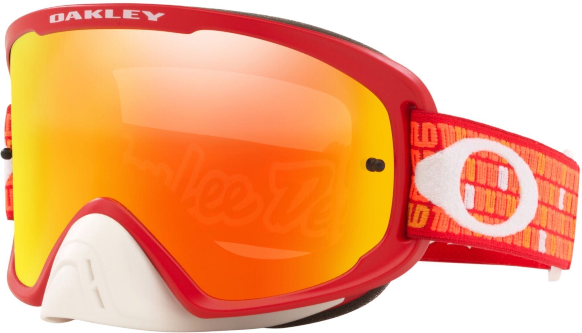 oakley tld o-frame 2.0 pro monogram occhiali motocross arancione unica taglia