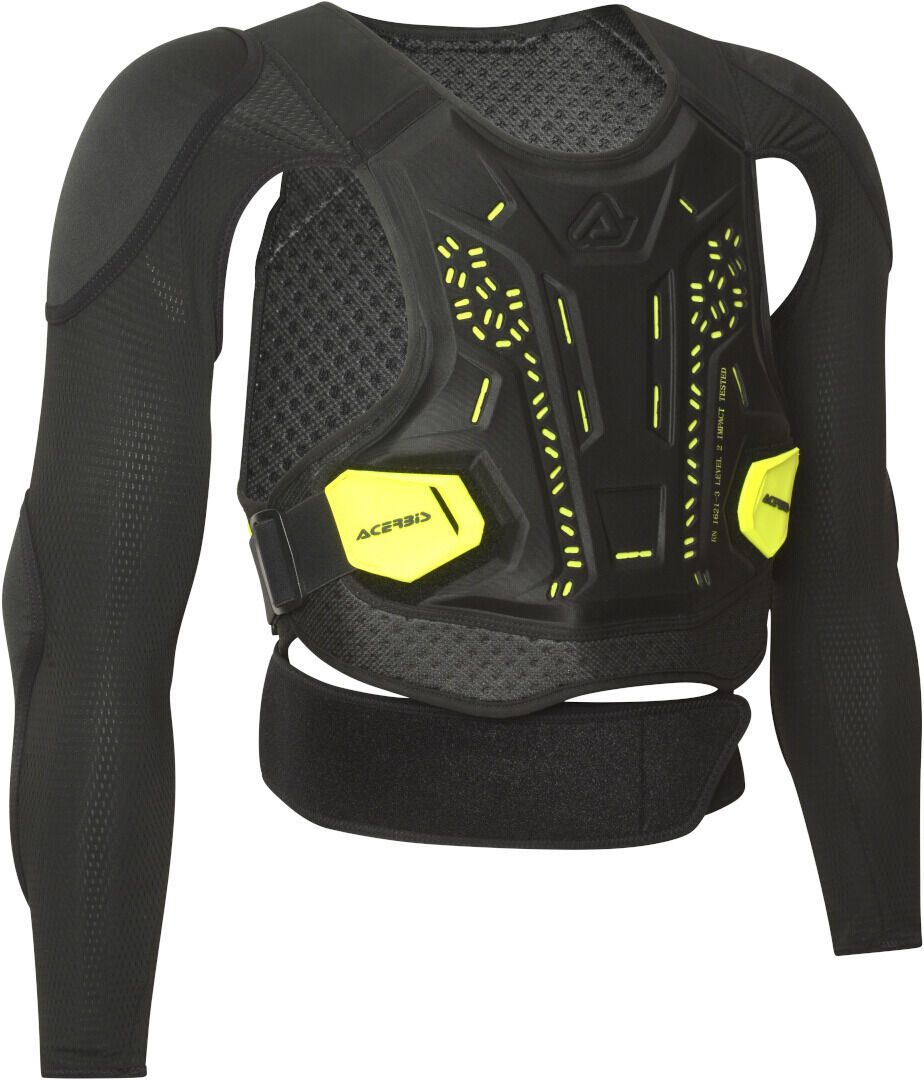 acerbis plasma protezione toracica nero giallo l xl