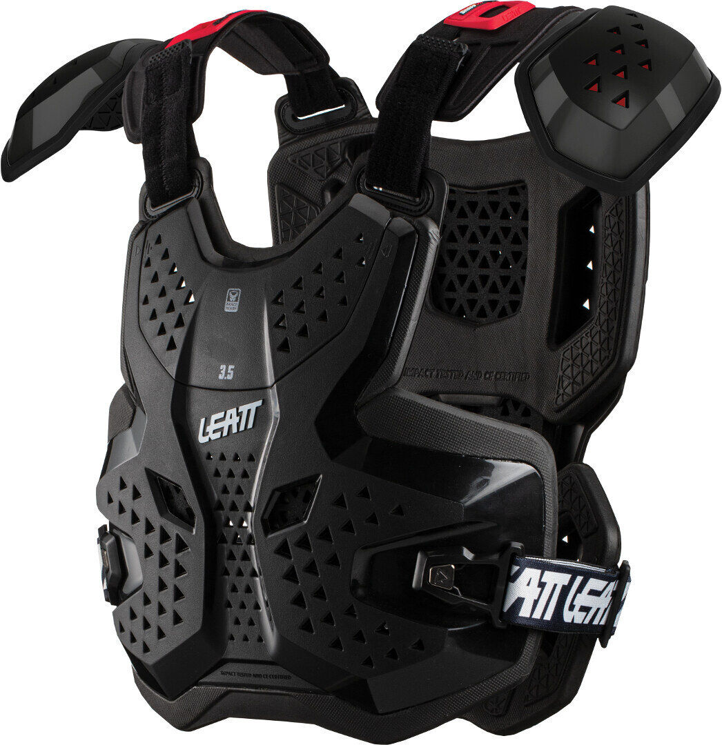 leatt 3.5 pro protettore del torace nero 2xl