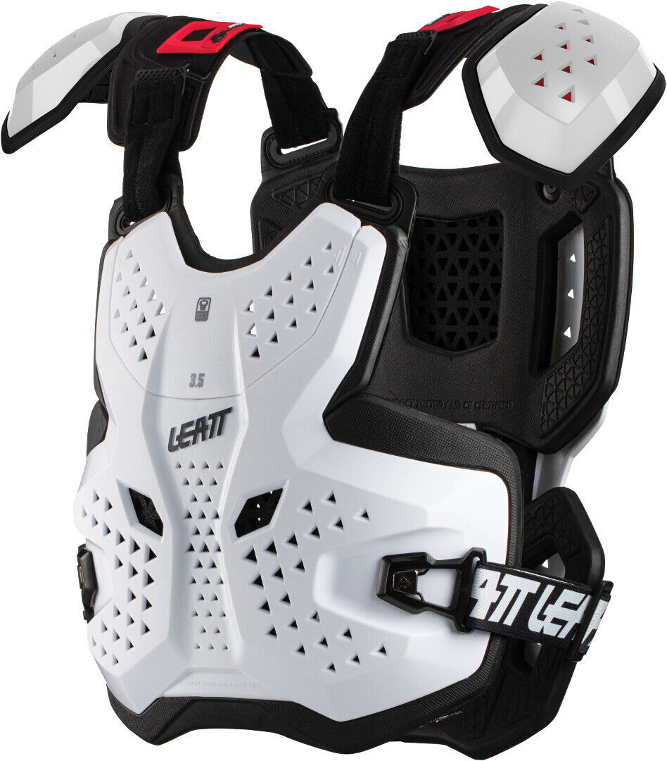 leatt 3.5 pro protettore del torace bianco m