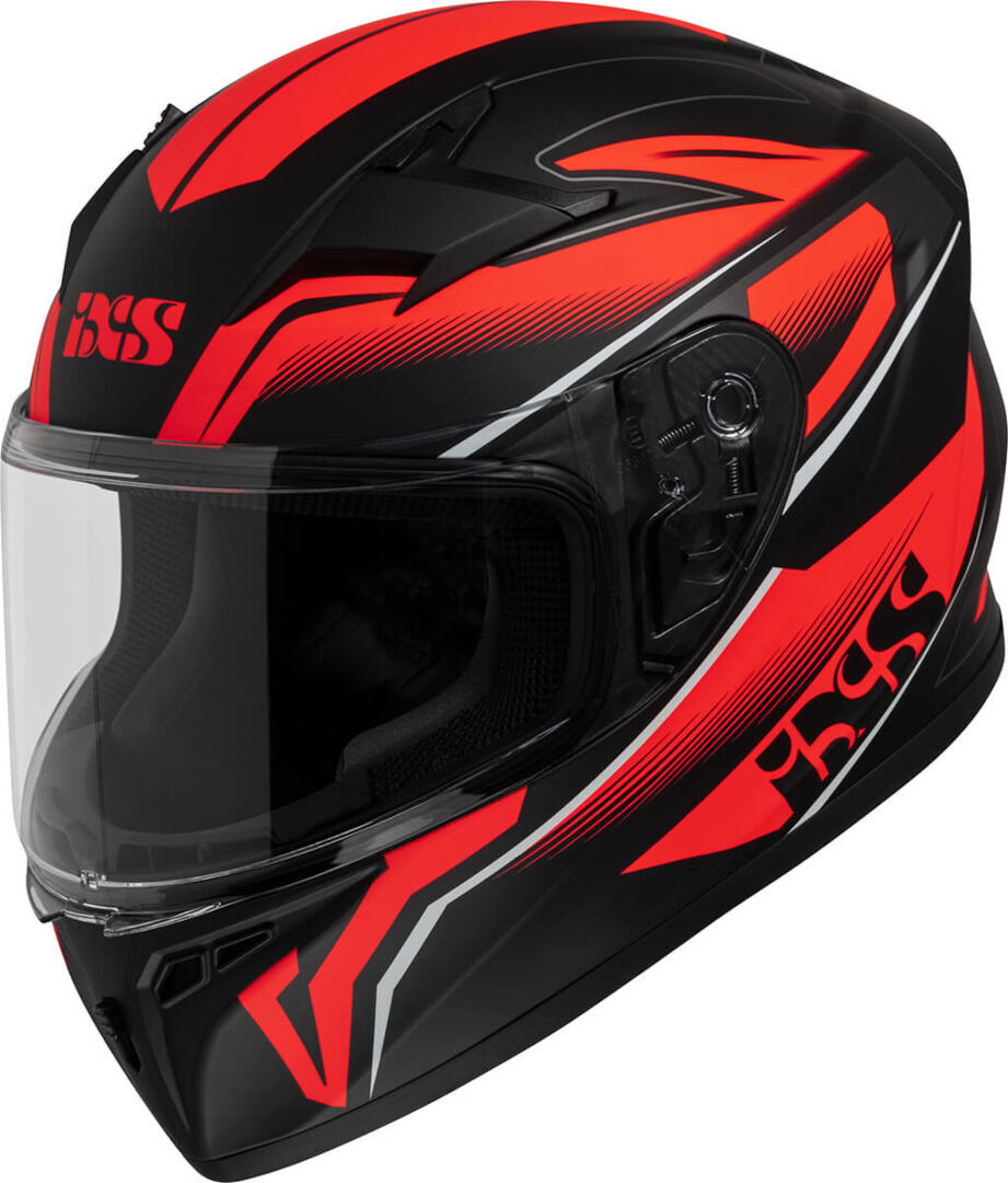 ixs 136 2.0 casco per bambini nero rosso m