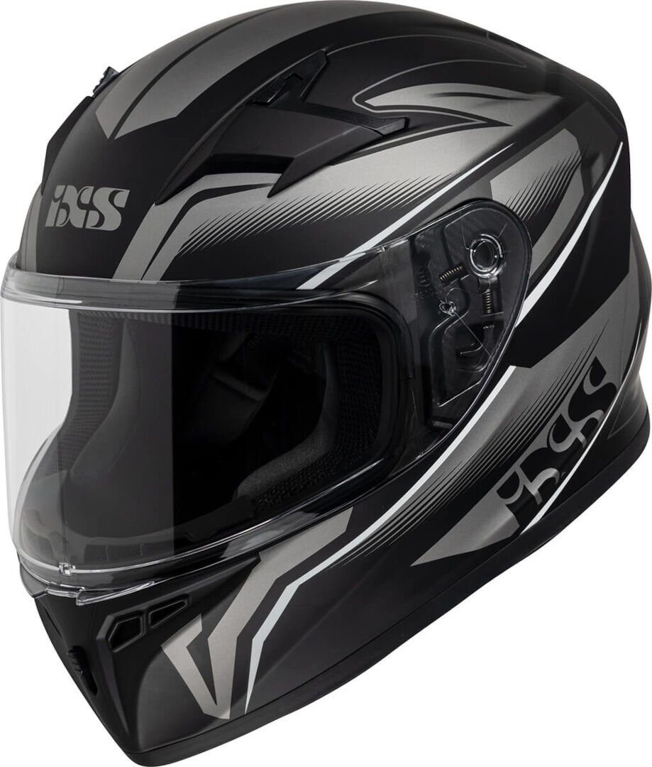 ixs 136 2.0 casco per bambini nero grigio m