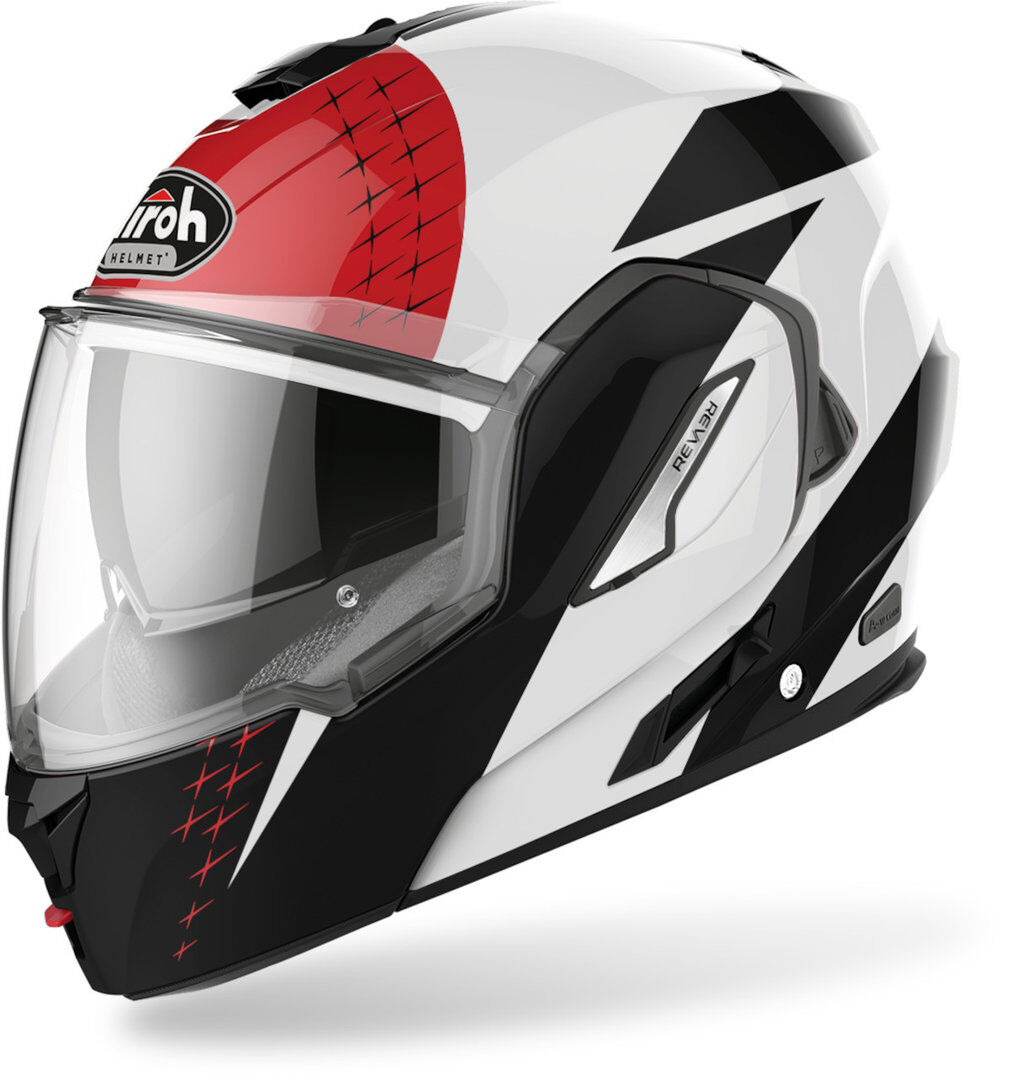 airoh rev 19 leaden casco bianco rosso m