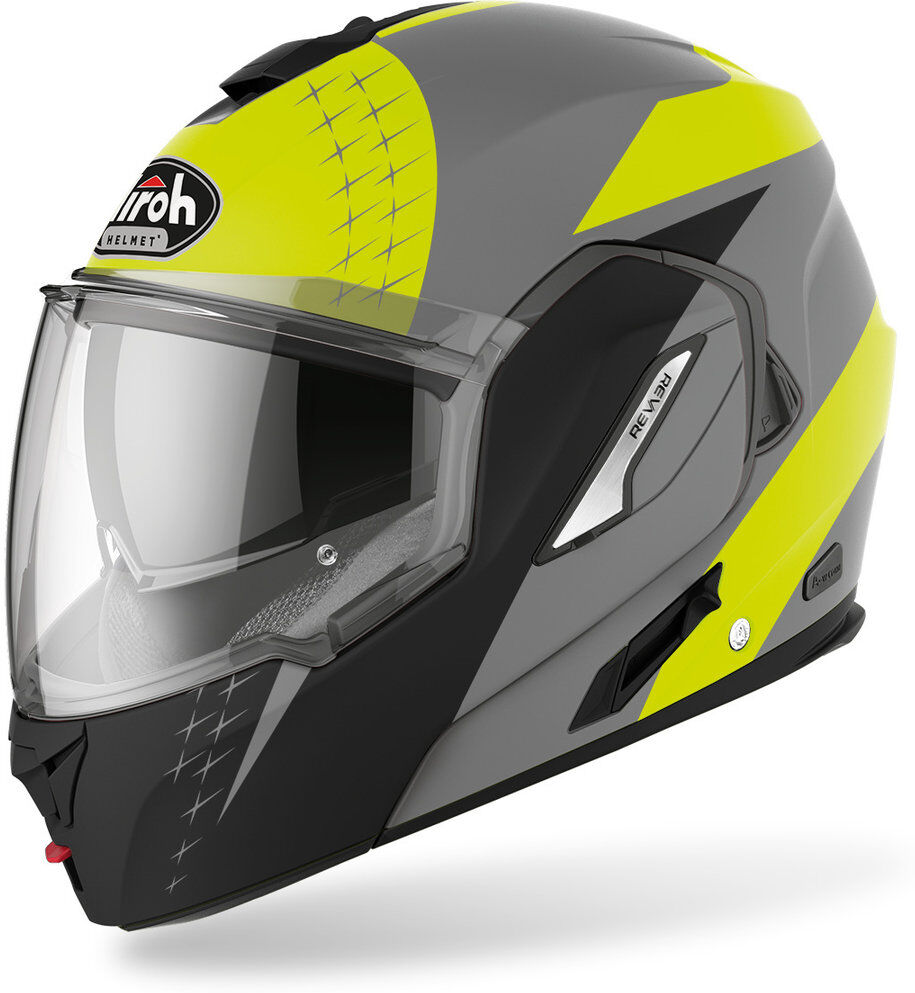 airoh rev 19 leaden casco grigio giallo m