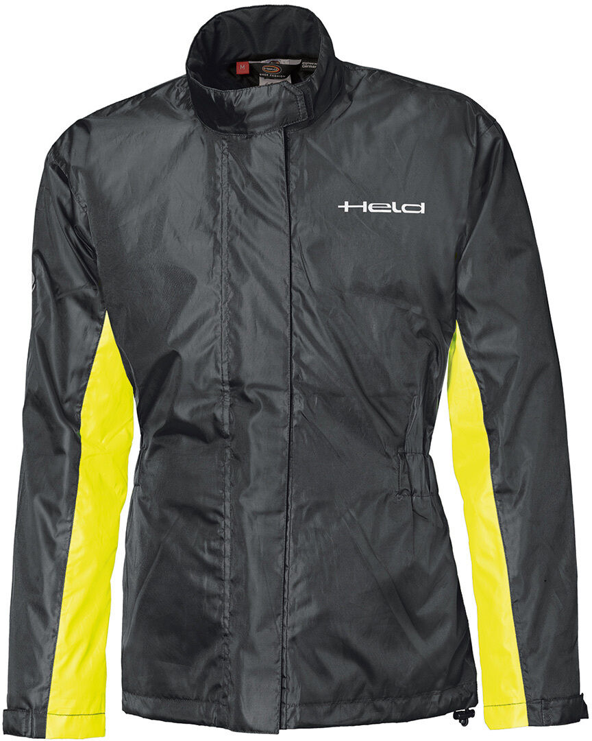 held spume top giacca antipioggia nero giallo m