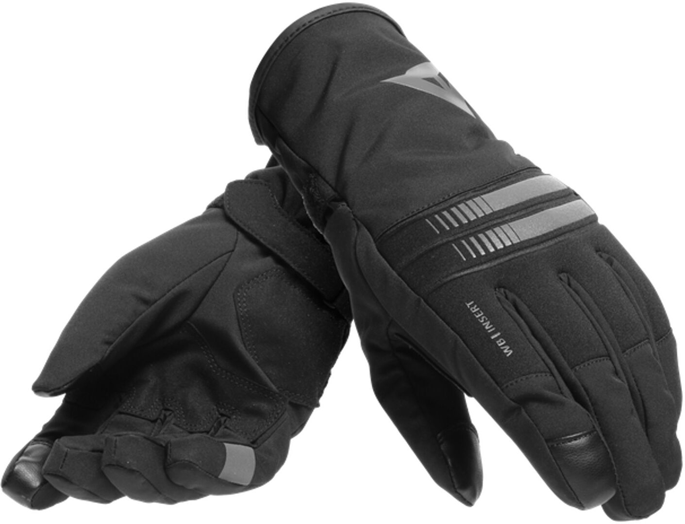 dainese plaza 3 d-dry ladies motorcycle gloves guanti moto donna nero grigio xl