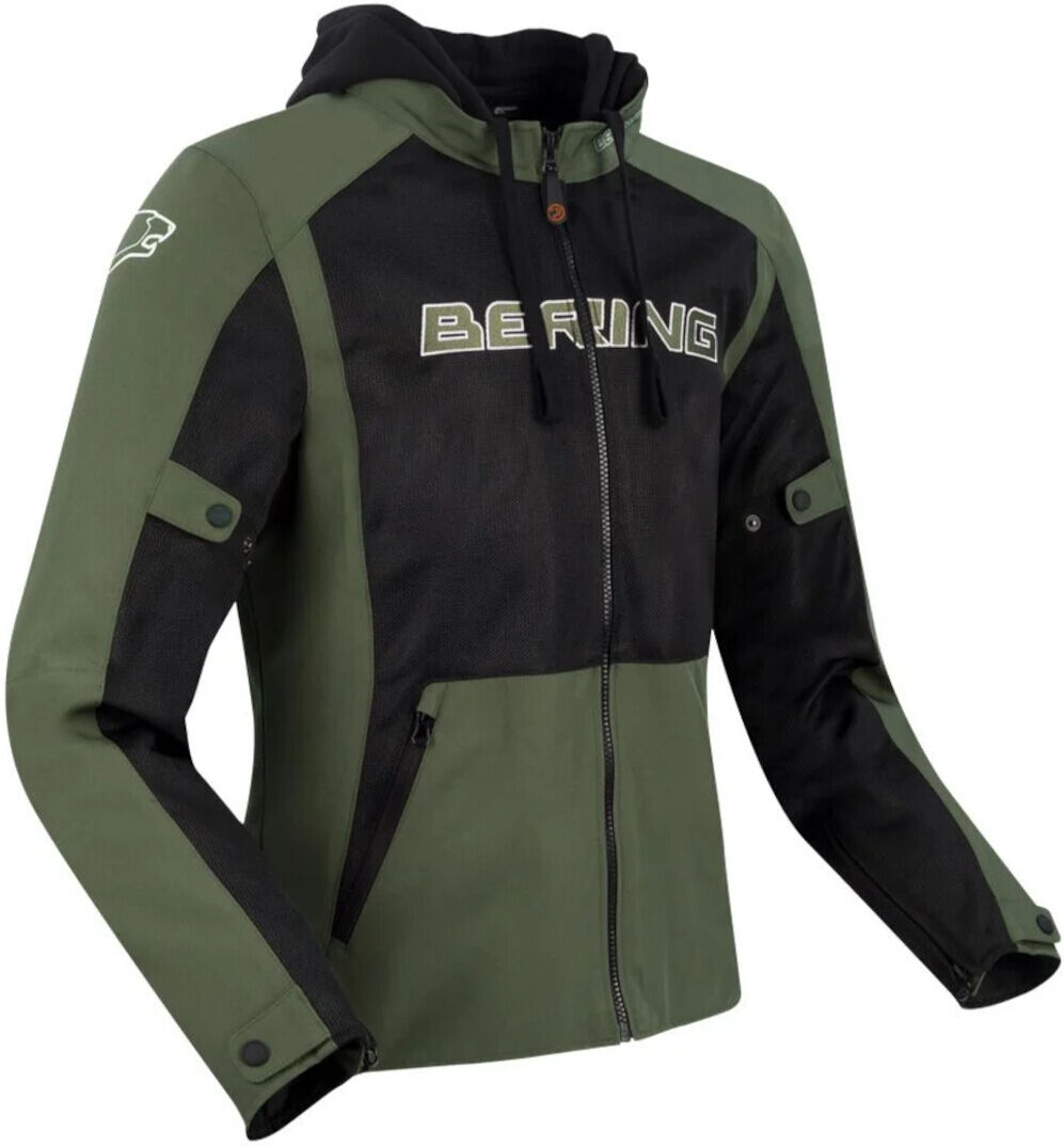 bering spirit giacca tessile moto nero marrone 3xl