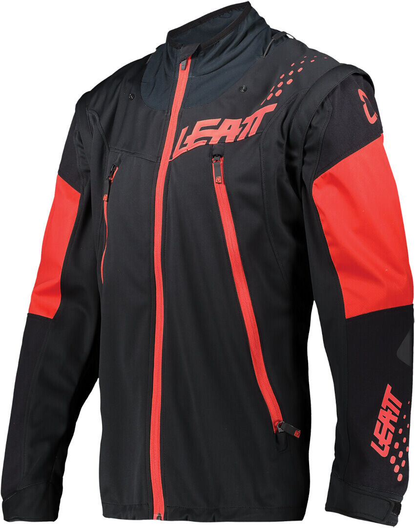 leatt moto 4.5 lite giacca motocross nero rosso l