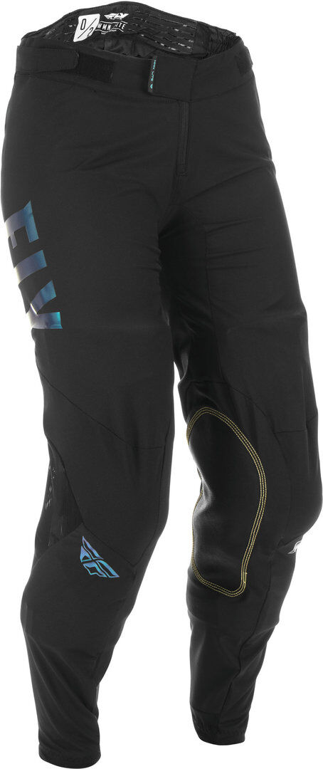 fly racing lite pantaloni motocross donna nero blu 36